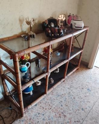 mobile porta oggetti in bambù 