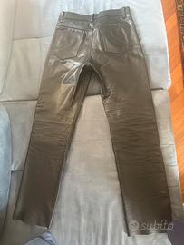 Pantaloni uomo vera pelle