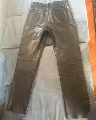 Pantaloni uomo vera pelle