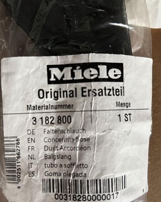Tubo dosaggio detersivo lavatrice Miele 3182800