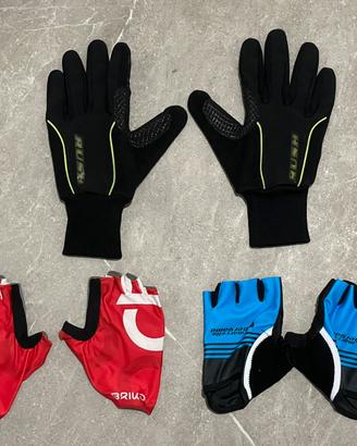 Set guanti ciclismo