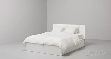 letto contenitore malm matrimoniale