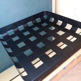 Alessi contenitore Criss Cross nero