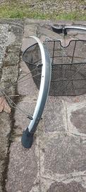 Parafango e cestino bici graziella