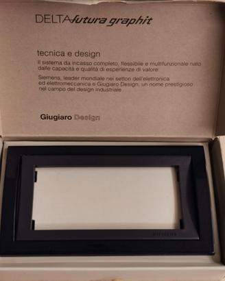 PLACCA 4M MET. NERO 5TG9021 -SIEMENS DELTA FUTURA