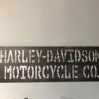 TARGA IN LEGNO HARLEY-DAVIDSON