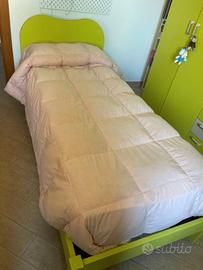 Letto singolo marca Colombini con materasso