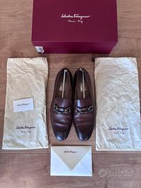 Mocassini salvatore ferragamo , testa di moro