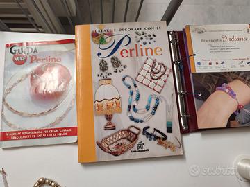 3 libri sulle perline e bigiotteria varia