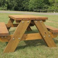 Tavolo da picnic in legno massello 