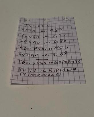 Tavolo da cucina
