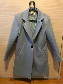 Cappotto celeste taglia M come nuovo