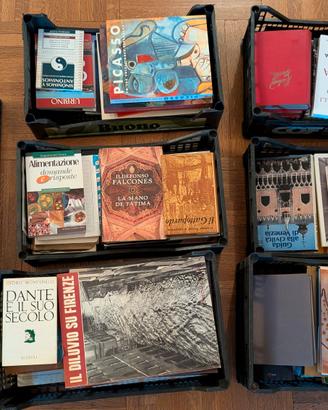 Lotto 200+ libri vari saggistica, narrativa, arte