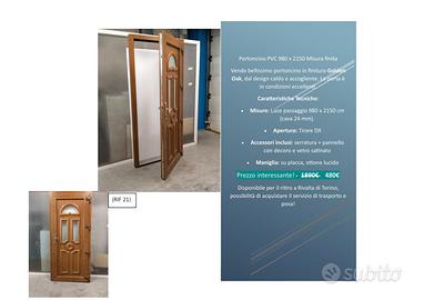 PORTONCINO PVC E PORTE INTERNE - RINNOVO SHOWROOM!
