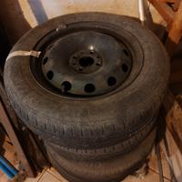 Cerchi in ferro per Fiat Qubo + 2 gomme 4 stagioni
