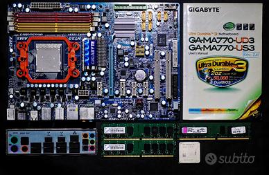 scheda madre  AM2+ / cpu / ram