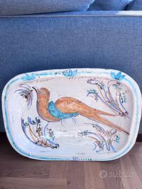 Piatto ceramica artistica toscana Tarcisio Pacini