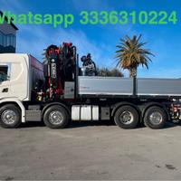 Scania g500 euro 6 gru fassi 710 nuova