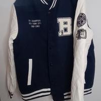 Giacca bomber college con cartellino casual man si
