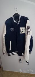 Giacca bomber college con cartellino casual man si