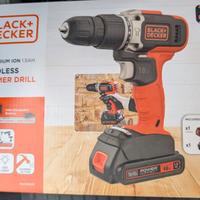 Trapano avvitatore a percussione BLACK+DECKER 18V