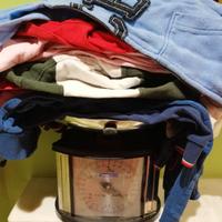 1 kg indumenti usati cotone pezzame pulizia casa