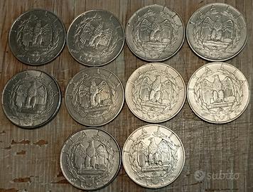 #2289 –10 monete da 2 Lire Regno d’Italia