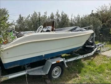 Barca open Marino con motore fb 40cv senza patente