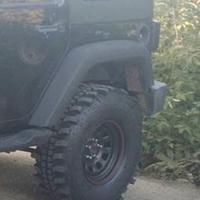 Cerchi in ferro e gomme per wrangler