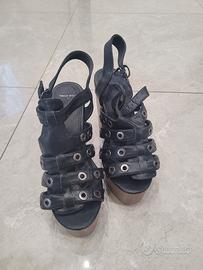 sandali donna con borchie