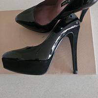 scarpe donna tacco 12 nuove in vernice