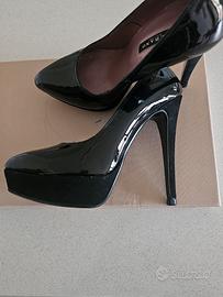 scarpe donna tacco 12 nuove in vernice