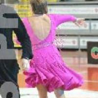 ABITO BALLO DANZE LATINO AMERICANO FUCSIA