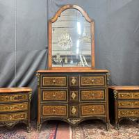 Trittico in stile Boulle