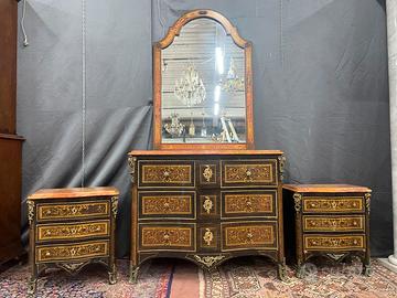 Trittico in stile Boulle