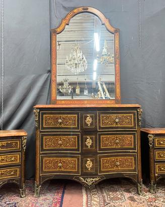 Trittico in stile Boulle