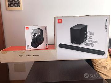 Soundbar +Cuffie JBL Nuovi