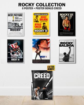 Poster Locandina Film - Rocky Collection