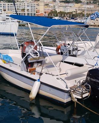 barca Romar 5m + motore Tohtsu 40 cv