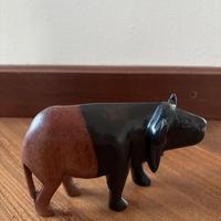 Statua decorativa bufala africana