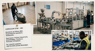 Operaio di produzione o pulizie