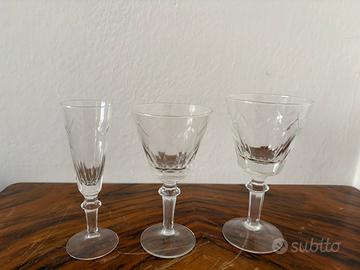Set Bicchieri Calici Vintage