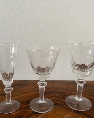 Set Bicchieri Calici Vintage
