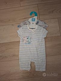 N. 2 Tutine corte Lilo & Stitch 6-9 mesi