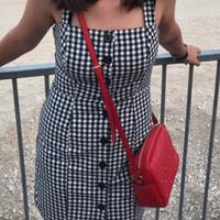 Tubino quadretti vichy tg.M - Bershka