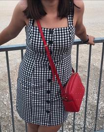 Tubino quadretti vichy tg.M - Bershka