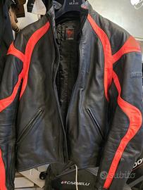 giacca moto in pelle Dainese