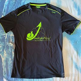 Maglietta da running colore nero taglia L RUNNEK