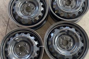 4 CERCHI FERRO DA 15 USATI TOYOTA YARIS 4341574