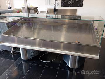 banco per pesce espositore 